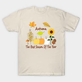 Autumn Design, The Best Season Of the Year T-Shirt